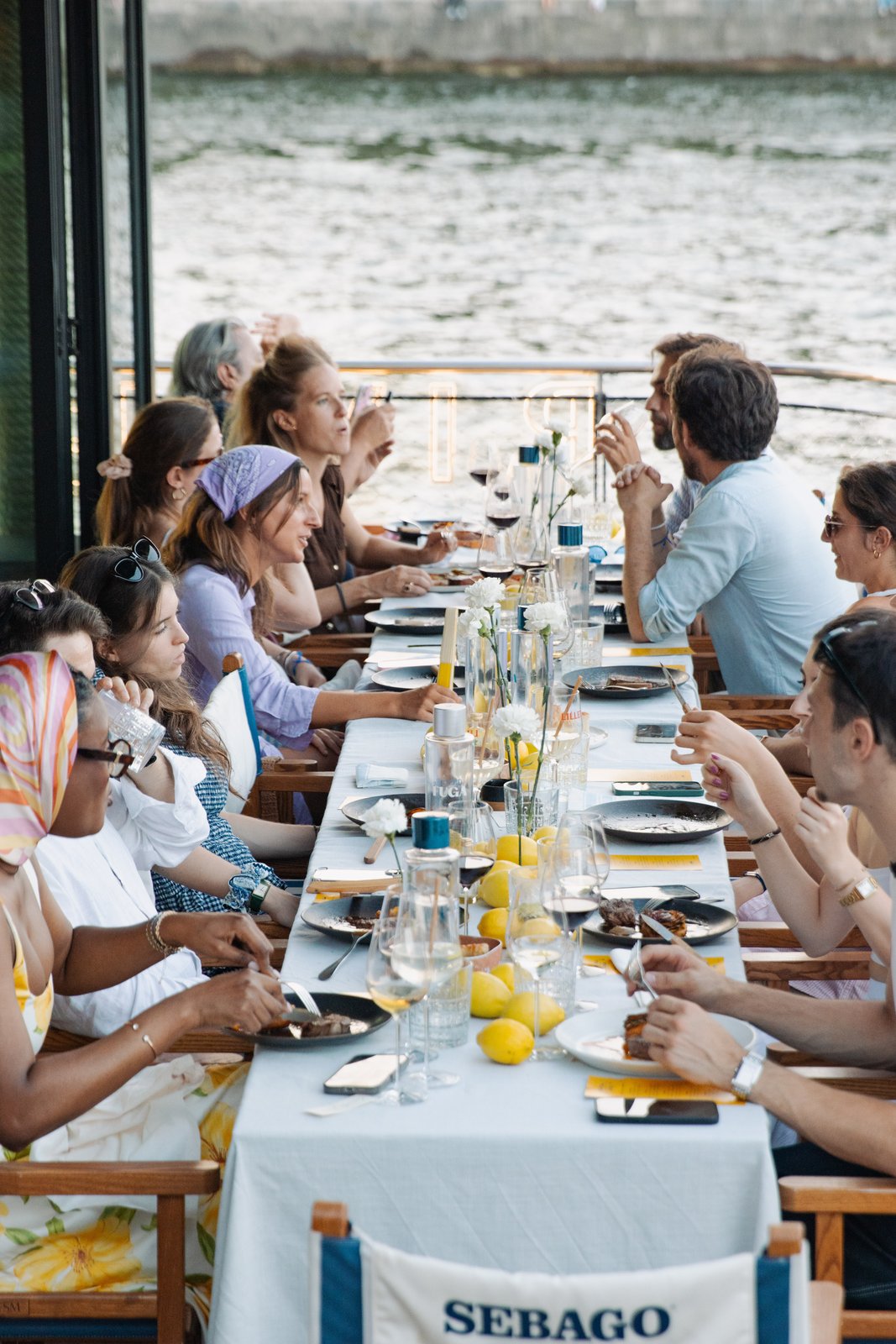 Dîner au bord de la Seine chez Riviera Fuga, au port des Invalides